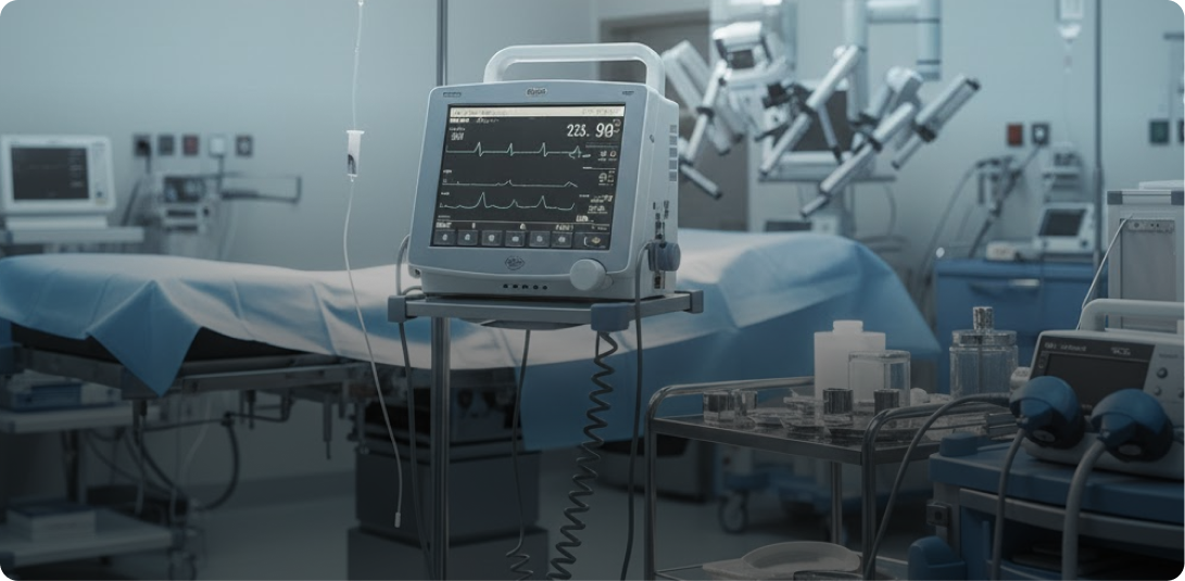 equipamiento médico y hospitalario